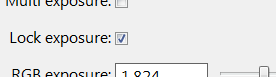 Select Lock exposure in VueScan